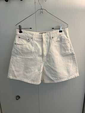 Everlane White A line Denim Shorts